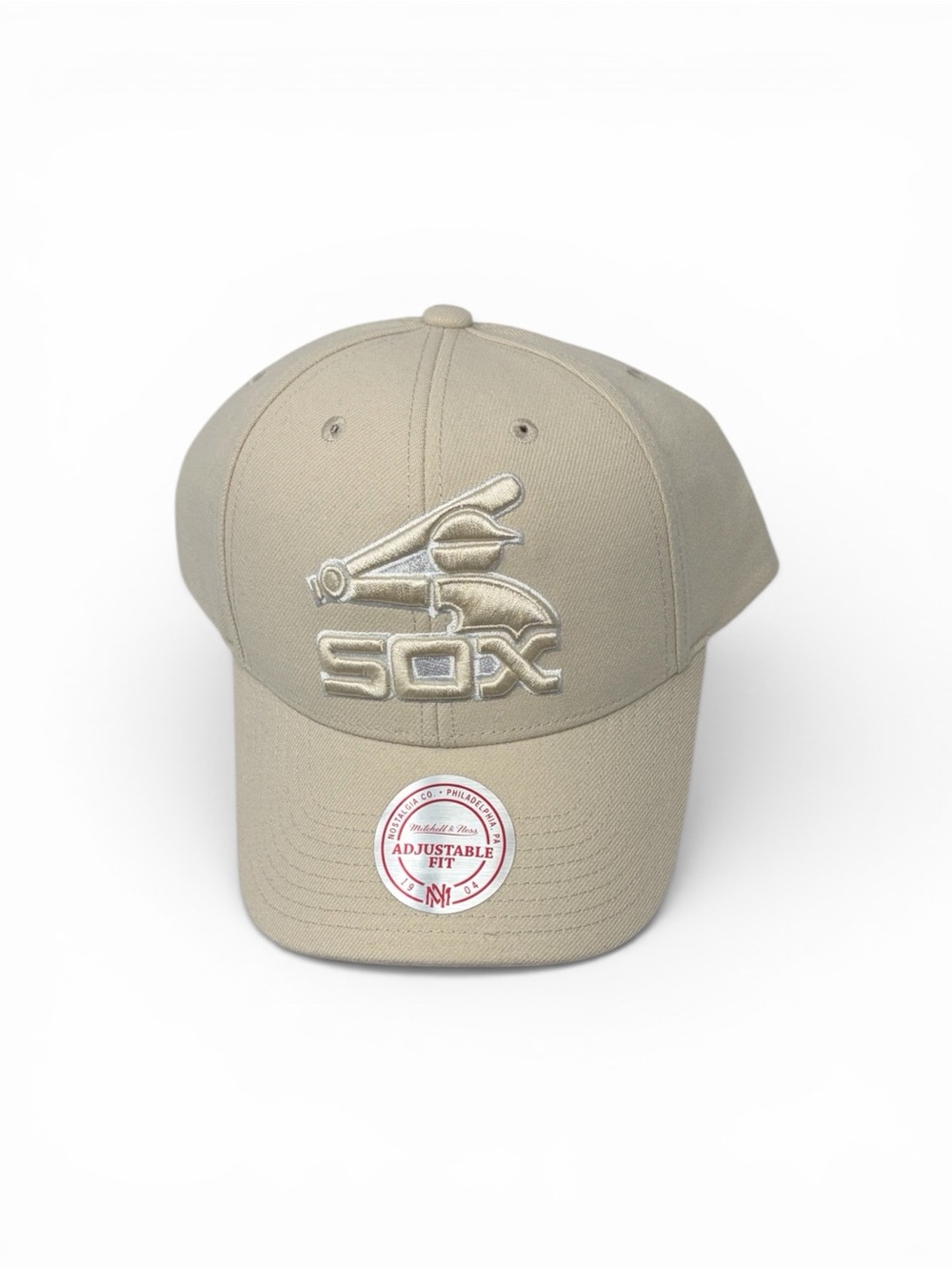 Chicago White Sox Mitchell & Ness Logo Snapback Adjustable Hat Cap